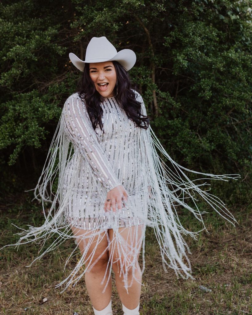 Sarah and Brandon gave their guests a unique taste of Austin with this disco cowboy inspired wedding! 🤠🪩⁠ •⁠ •⁠
