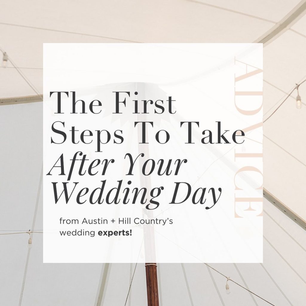 So your big day is over, now what? ⁠Tap the link in our bio to see the essential steps you’ll