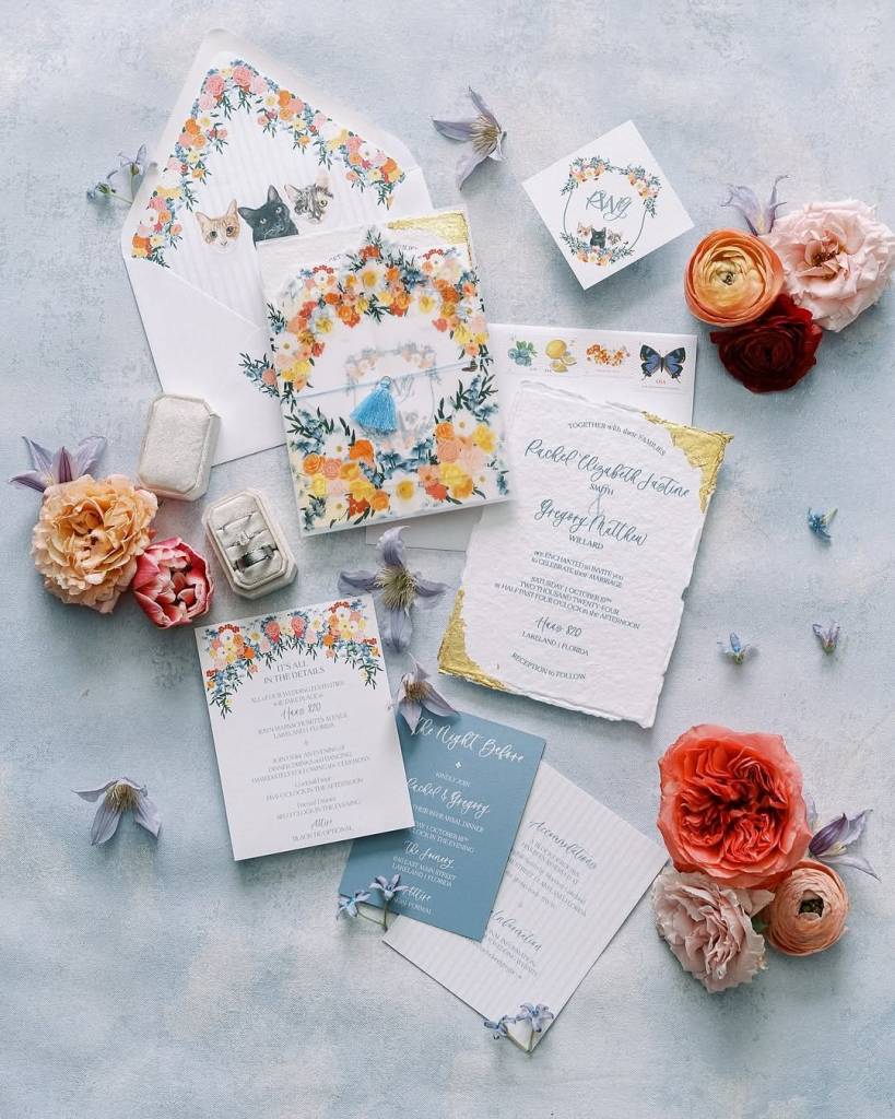 Wedding stationery is the perfect opportunity to showcase all the little details you love. From highlighting your wedding color palette