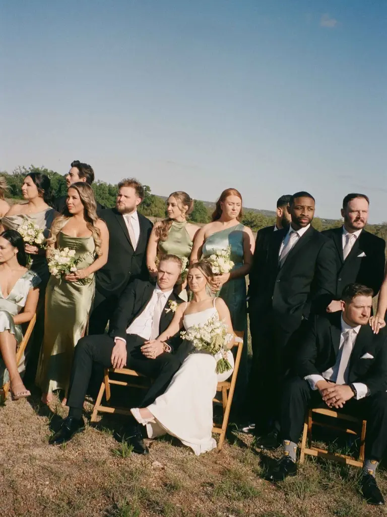 Tatum + Tanner’s Hill Country wedding at prospecthousetx was nothing short of stunning. With soft sage green details, lush florals