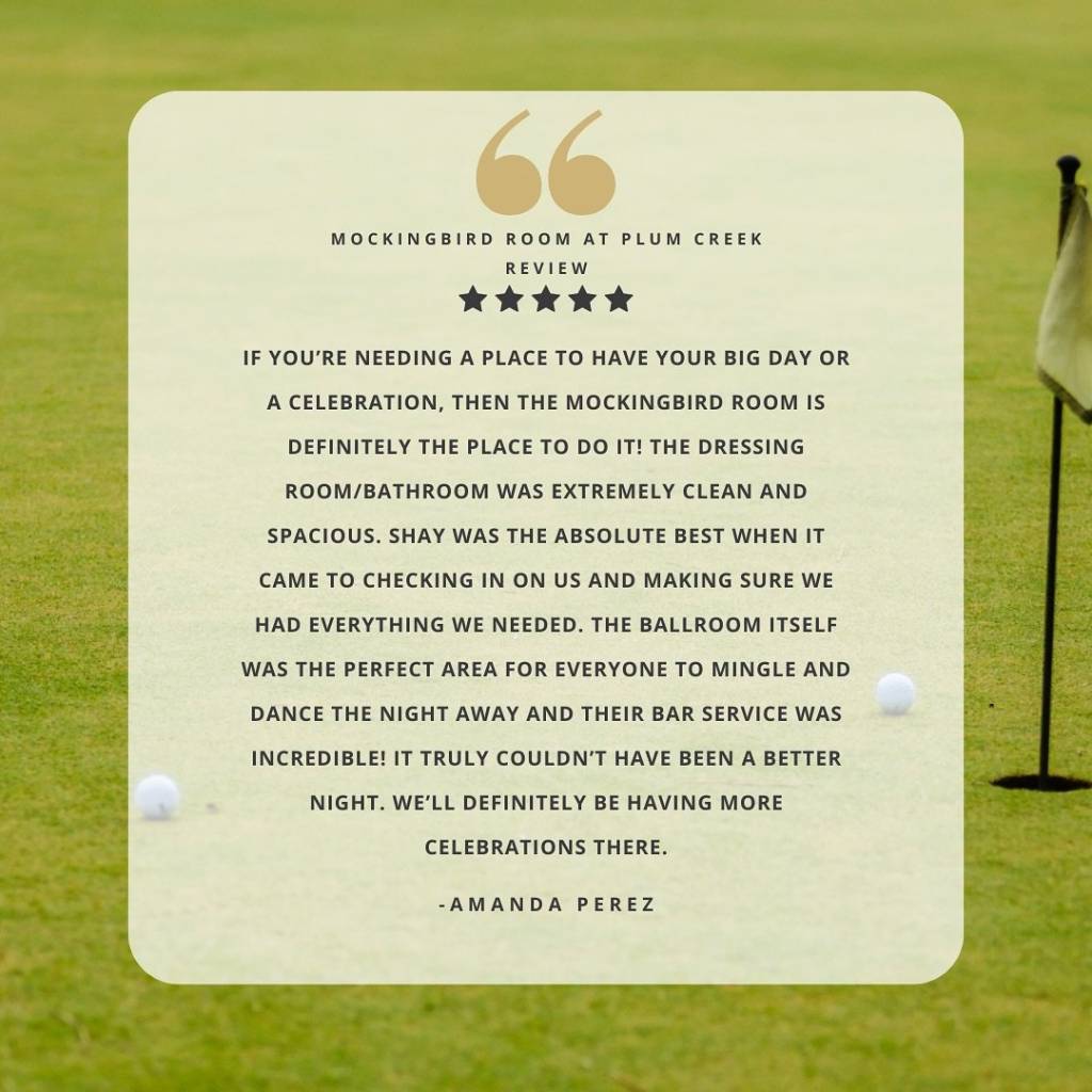 Amanda can’t stop raving about mockingbirdroomatplumcreek — from the beautifully spacious setting to the top-tier hospitality, it was a 10/10