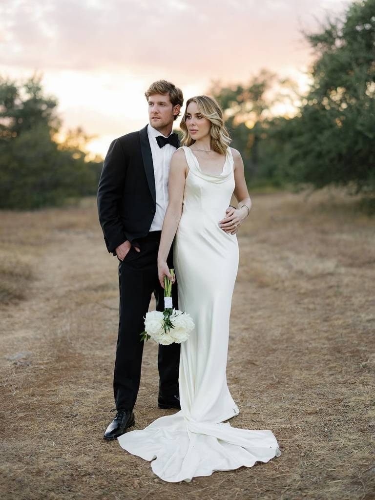 “We got married at my family’s Austin ranch atxstagecoach (it’s also available for rental!) that I’ve been going to my