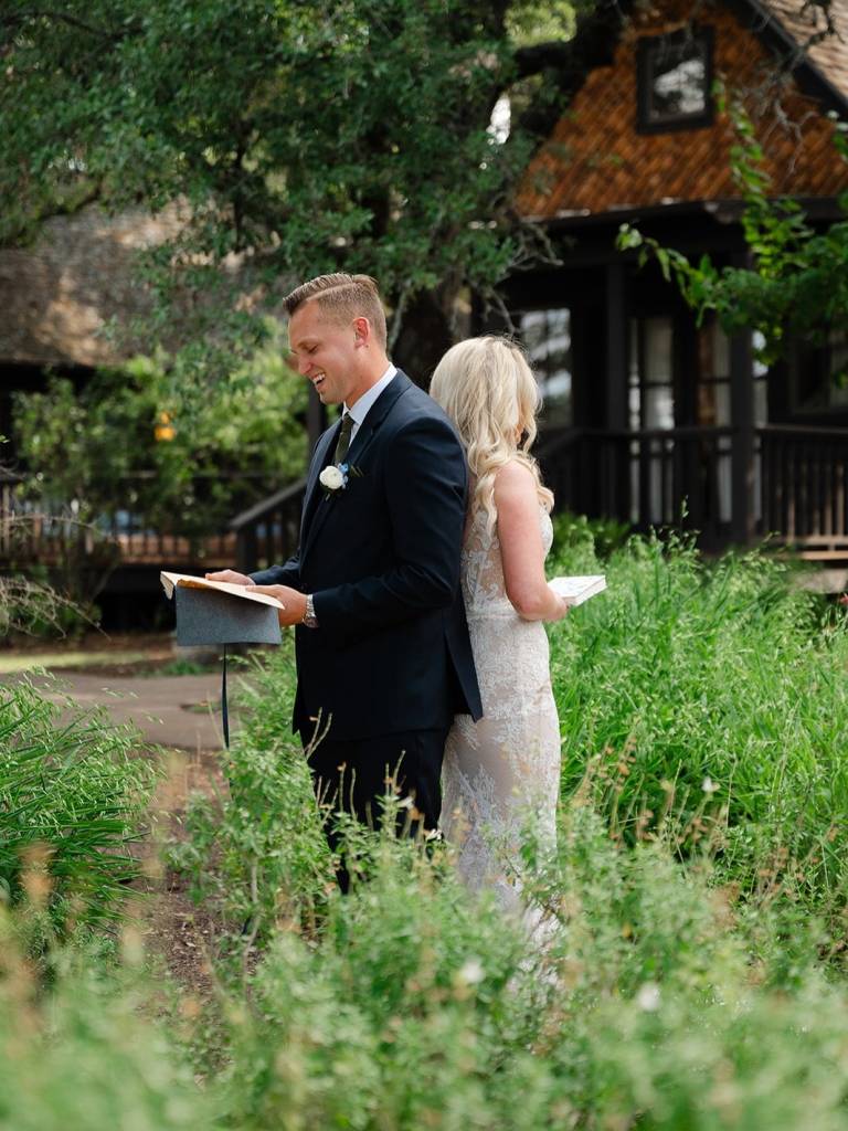 ⁠”Texas played a big role in shaping our wedding—from the Texas hill country charm of our venue to the warm,