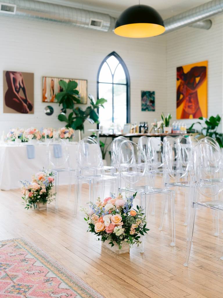 Bridget & Aaron’s wedding at thecathedralatx was so fun! This stunning venue—where art gallery meets cathedral—made the perfect backdrop for