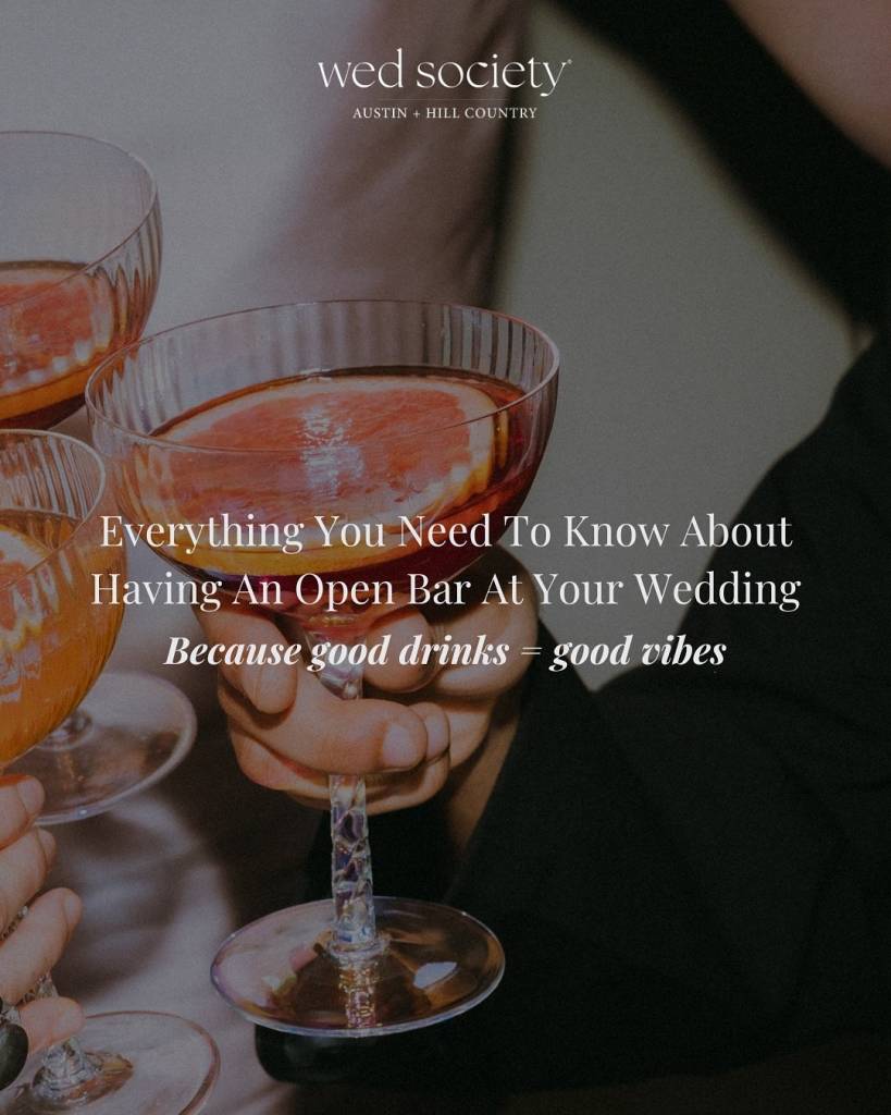 Save this post for when you’re planning your wedding bar — trust us, you’ll want these tips later! ⁠🍸 •⁠