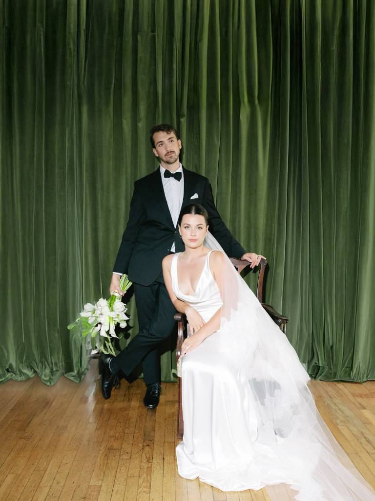 ⁠The velvet draping. The dress. The vibe. 🫒🍸 •⁠ •⁠ Wed Society | Austin FEATURED vendors:⁠ Coordination: sophieellaevents⁠ Gown: wildflowerbridalstudiotx⁠