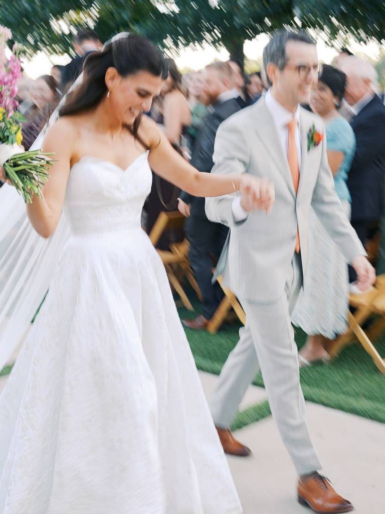 Morgan + Anthony’s romantic pastel celebration at prospecthousetx has us absolutely swooning! From the dreamy floral design by nativebloomfloral to