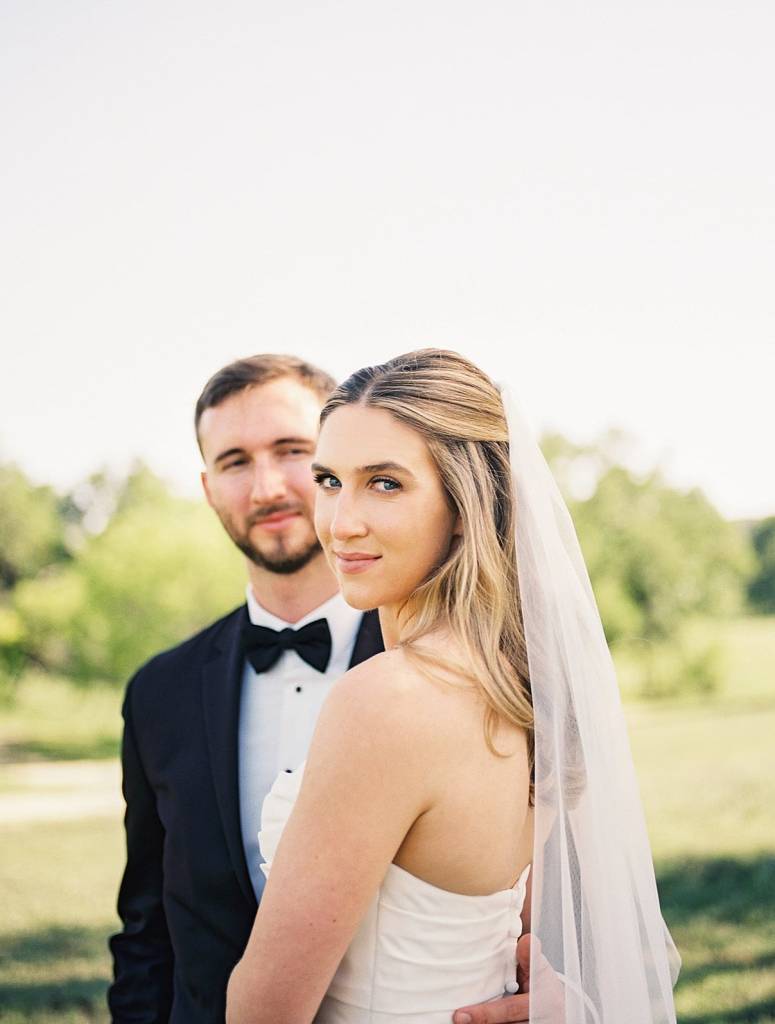 Morgan + Greg’s wedding at HighPointe Estate was an airy, romantic dream. Their ceremony unfolded beneath the chapel’s soaring arched