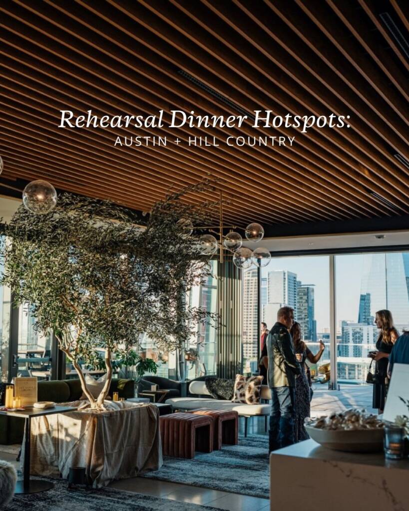 Where are you kicking off your wedding weekend? 🥂✨⁠ ⁠ Your rehearsal dinner sets the tone for the entire weekend,