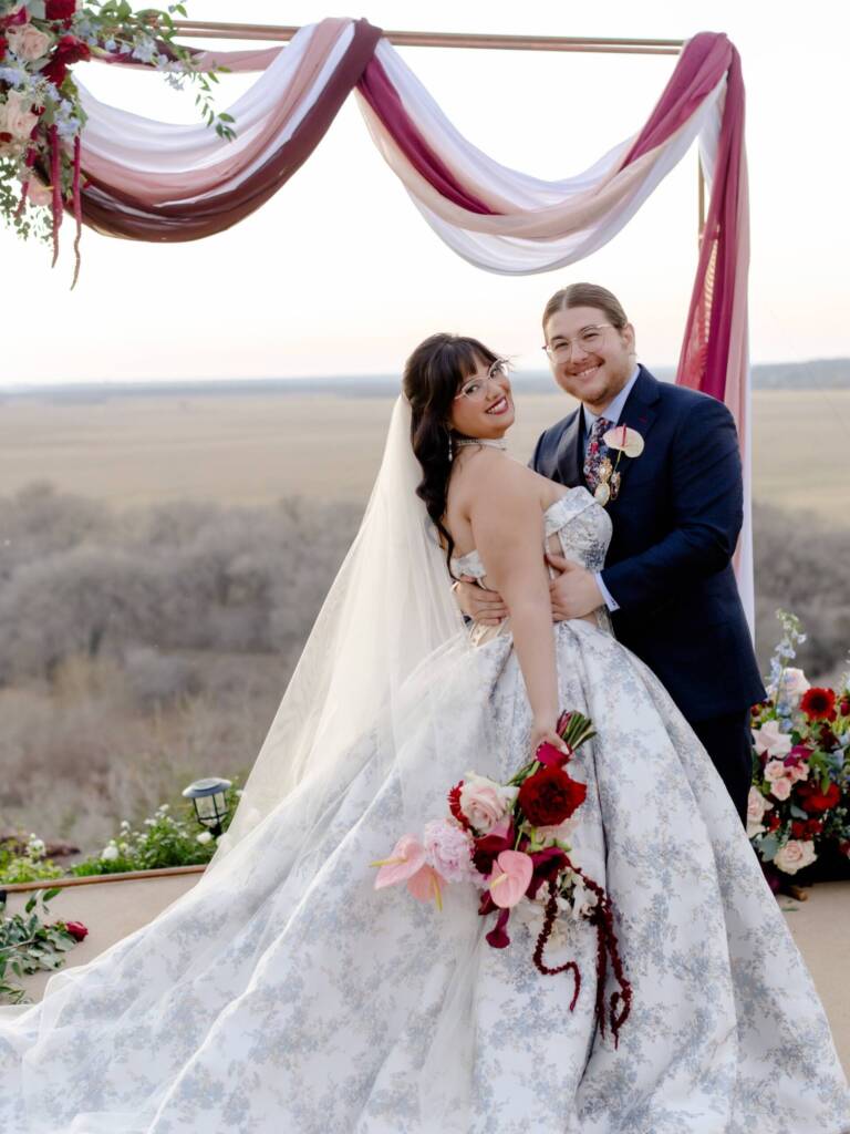 Miranda and Jonathan didn’t shy away from bold colors, and we’re obsessed! phoxevents helped bring their vision to life with