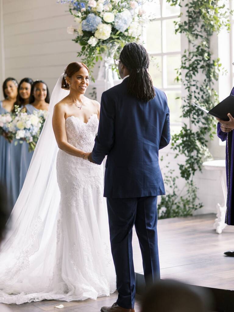 Kate and Travis included a tradition full of meaning in their ceremony. Jumping the broom is a beautiful wedding tradition