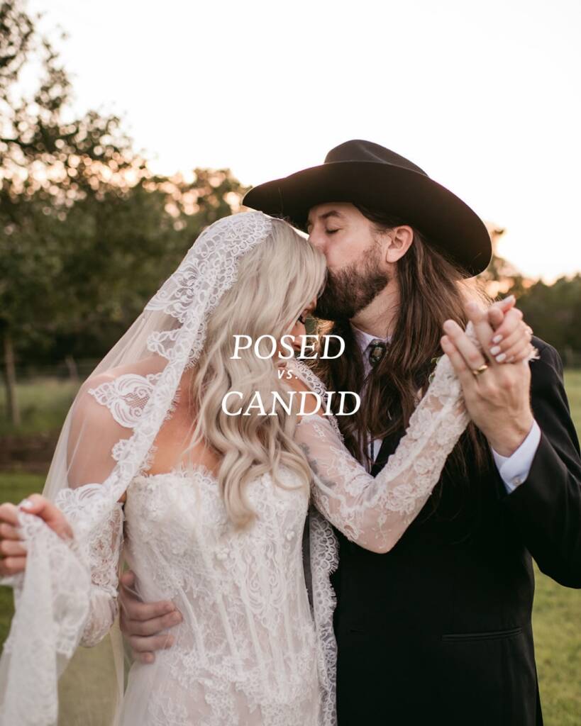 One photographer, two styles. One love. 📸 •⁠ •⁠ Wed Society | Austin FEATURED vendors:⁠ Cake: sweettreetsbakery⁠ Catering: vestalscatering⁠ Decor