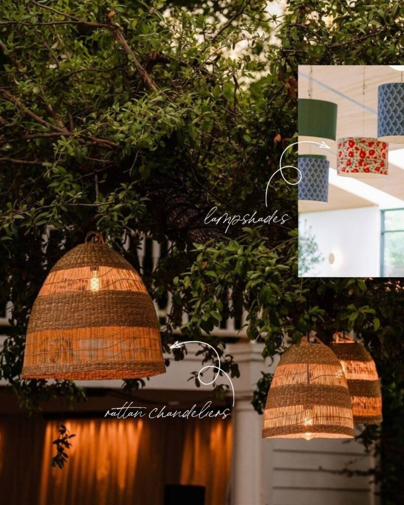 Lighting sets the mood, and brightersideeventlighting (premiereeventstx) has endless options for couples to choose from. From textured chandeliers and lampshades